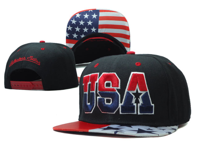USA for Ever Snapback Hat #02